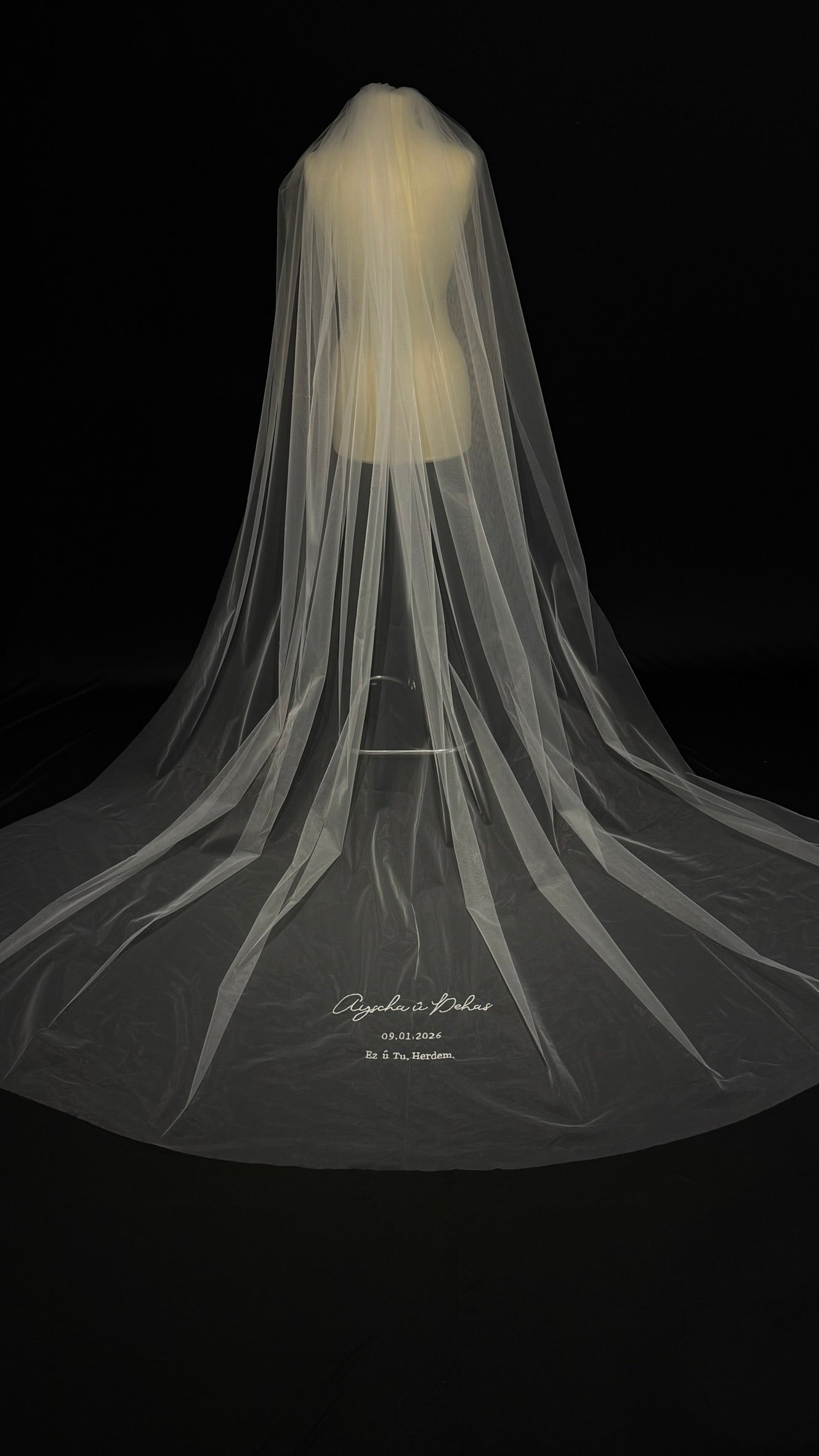 PERSONALIZED VEIL 30 cm