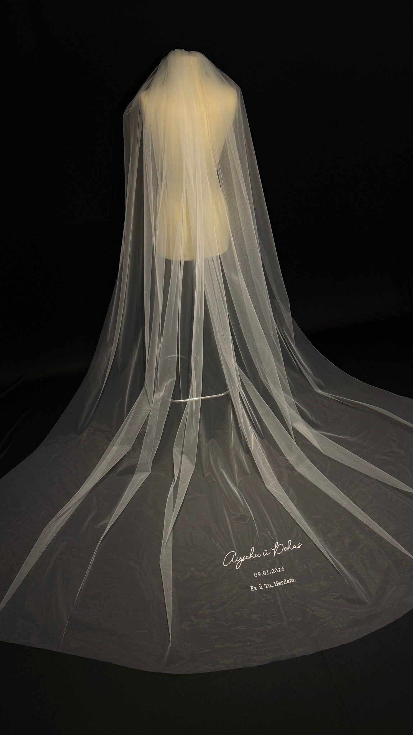 PERSONALIZED VEIL 30 cm