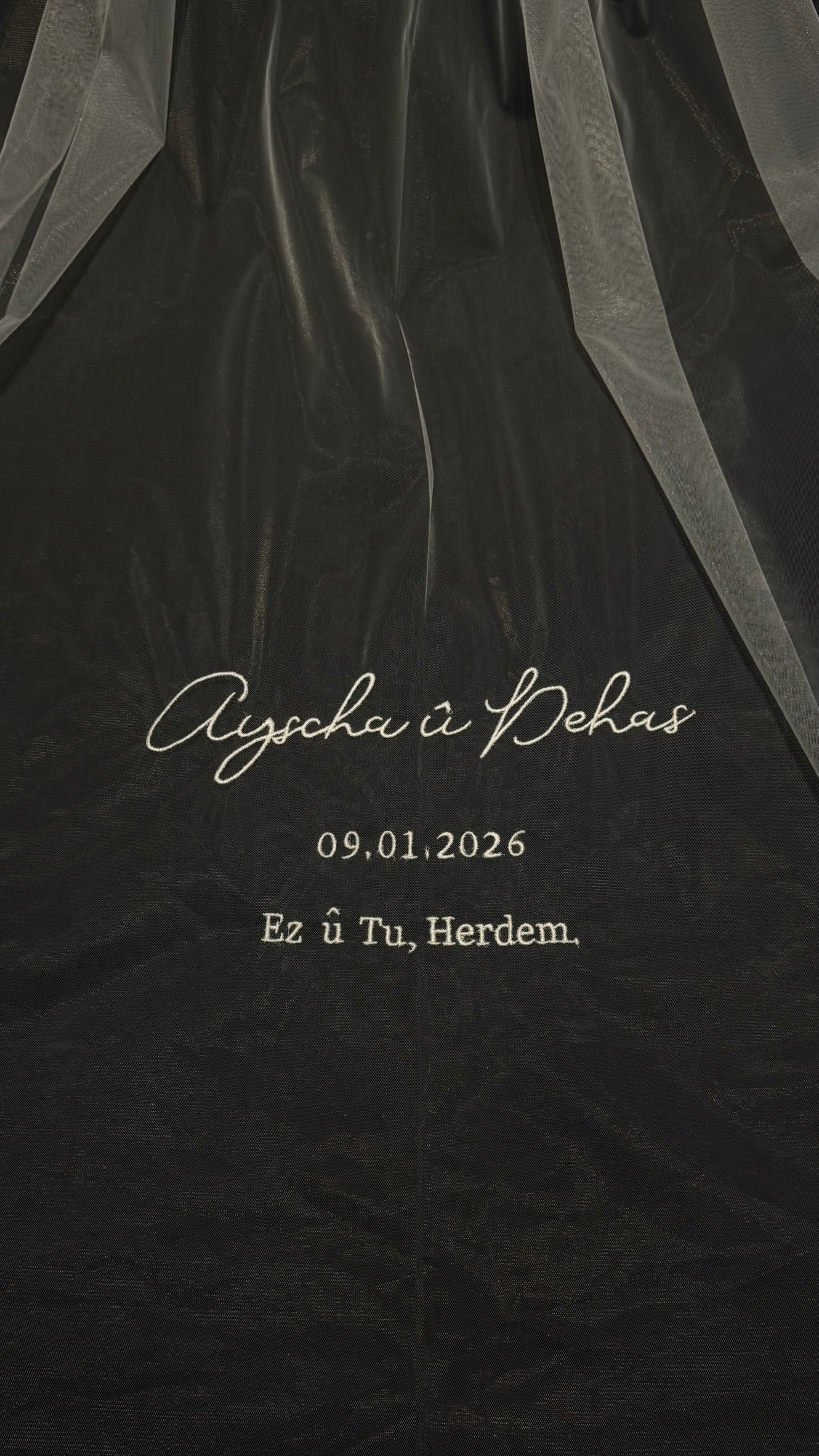 PERSONALIZED VEIL 30 cm